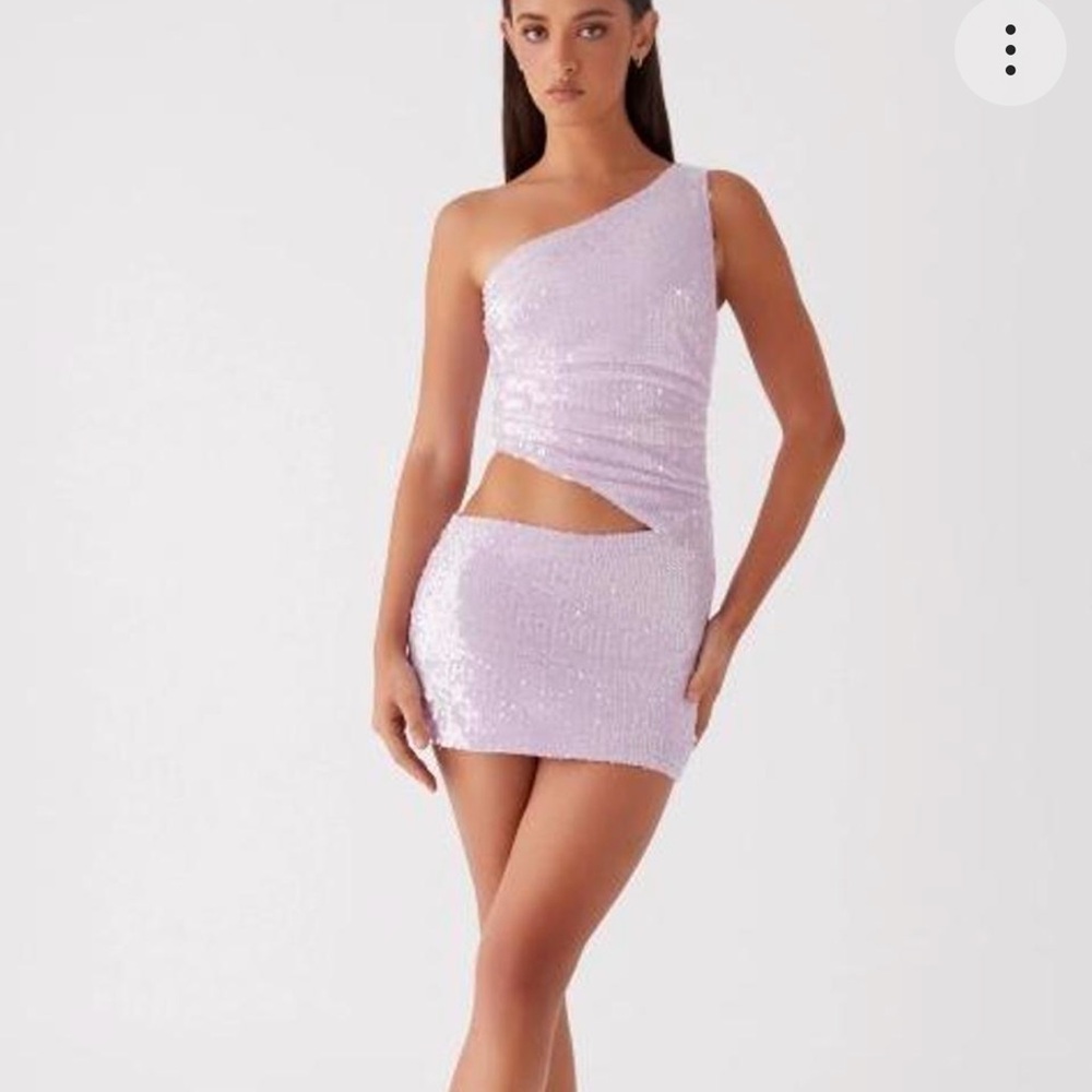 Peppermayo Purple sequin dress